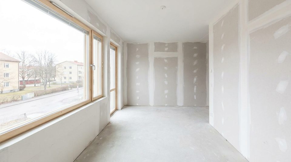 Spackling och slipning